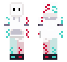 NOTQDANDY/NEGATIVE QDANDY [LOOPLORE] OFFICIAL MINECRAFT DEFAULT SKIN