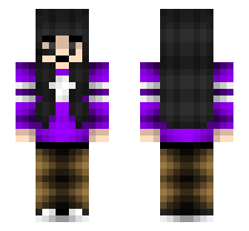 GAMINGWITHRHIANNAMC OFFICIAL MINECRAFT DEFAULT SKIN
