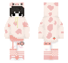 kawaii strawberry cow girl 