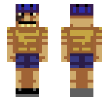 AETHOS JEFFY [FNF JEFFY'S ENDLESS AETHOS MOD] OFFICIAL MINECRAFT DEFAULT SKIN 