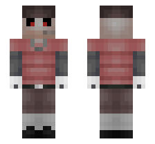 MECHA SCOUT [RED TEAM] OFFICIAL MINECRAFT DEFAULT SKIN