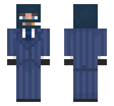 SPY CLASS [BLUE TEAM] OFFICIAL MINECRAFT DEFAULT SKIN