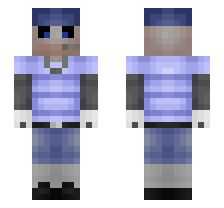 MECHA SCOUT [BLUE TEAM] OFFICIAL MINECRAFT DEFAULT SKIN 