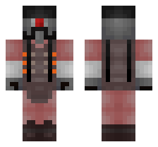 MECHA DEMOMAN [RED TEAM] OFFICIAL MINECRAFT DEFAULT SKIN 