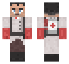 MEDIC CLASS [RED TEAM] OFFICIAL MINECRAFT DEFAULT SKIN