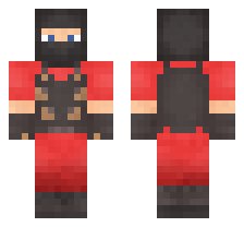 MERCENARY [RED TEAM] OFFICIAL MINECRAFT DEFAULT SKIN