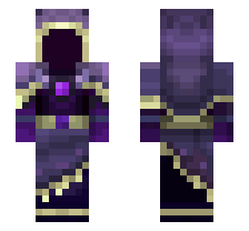 Purple skin