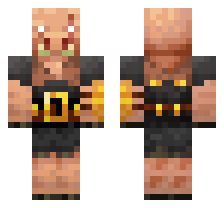 PIGLIN BRUTE [DEFAULT VARIANT] OFFICIAL MINECRAFT DEFAULT SKIN 