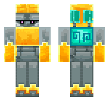 SQUALL GOLEM [DEFAULT VARIANT] OFFICIAL MINECRAFT DEFAULT SKIN 