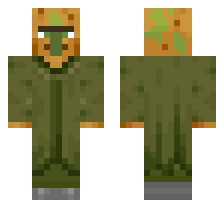 POISONOUS POTATO VILLAGER [DEFAULT VARIANT] OFFICIAL MINECRAFT DEFAULT SKIN 