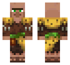 JUNGLE VILLAGER [DEFAULT VARIANT] OFFICIAL MINECRAFT DEFAULT SKIN