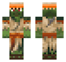 DESERT ZOMBIE VILLAGER [DEFAULT VARIANT] OFFICIAL MINECRAFT DEFAULT SKIN