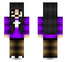 GAMINGWITHRHIANNAMC OFFICIAL MINECRAFT DEFAULT SKIN