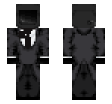 CAMERA MAN AGENT [V1/BLACK/DEFAULT VARIANT] OFFICIAL MINECRAFT DEFAULT SKIN 