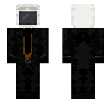 ORANGE SHIRTED CAMERA MAN AGENT [DEFAULT FORME] OFFICIAL MINECRAFT DEFAULT SKIN