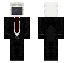 RED TIED CAMERA MAN AGENT [DEFAULT FORME] OFFICIAL MINECRAFT DEFAULT SKIN