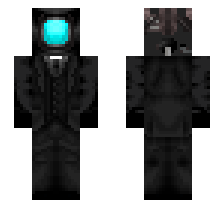LARGE CAMERA MAN AGENT [V2/DEFAULT VARIANT] OFFICIAL MINECRAFT DEFAULT SKIN