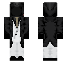LARGE CAMERA MAN AGENT [V1/DEFAULT VARIANT OUTFIT 1] OFFICIAL MINECRAFT DEFAULT SKIN 
