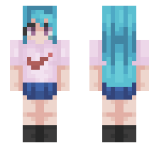 SKY [FNF VS. SKY MOD/FNF VS. SKY REMANIFESTED MOD] OFFICIAL MINECRAFT DEFAULT SKIN