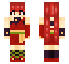 SPICY [FNF FLAVOR RAVE MOD] OFFICIAL MINECRAFT DEFAULT SKIN 