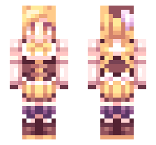 MAMAI TOMOE [FNF VS. MAMAI MOD/MADOKA MAGICA] OFFICIAL MINECRAFT DEFAULT SKIN 