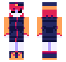 NIKKU MORIOKA [FNF HOTLINE O24 MOD/GRAFFITI GROOVIN' MOD] OFFICIAL MINECRAFT DEFAULT SKIN