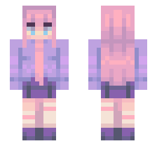 CLOUD [FNF NOTICE ME SENPAI MOD] OFFICIAL MINECRAFT DEFAULT SKIN 