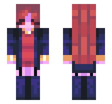 MOMMY MEAREST [FNF OFFICIAL] OFFICIAL MINECRAFT DEFAULT SKIN 