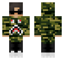 BAPE SHARK GREEN HOODIE