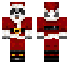 mapache papa noel