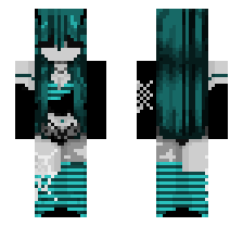 emo cute cottage core girl