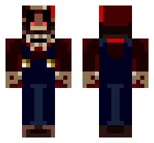 MARIO.EXE/HORROR M [FNF MARIO'S MADNESS MOD] OFFICIAL MINECRAFT DEFAULT SKIN 