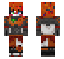 blue and green scrap baby