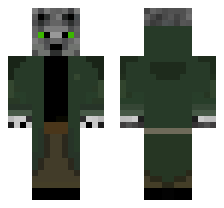 bobicraft con bata verde