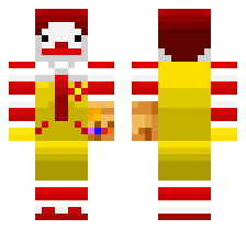 Ronald McDonald with the Infinity Gauntlet
