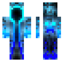 Glowing Shades Of Blue Mage 