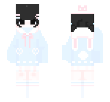 Cute blue bunny kawaii✨♡★ 🐰