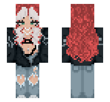red hair y2k skin
