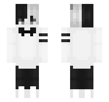 white and black 