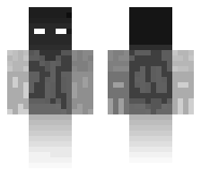 white to black (serious normal)