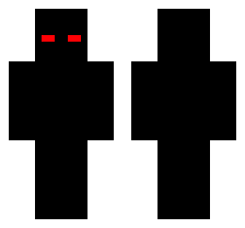 Angry black Herobrine