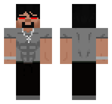 angry cool Herobrine
