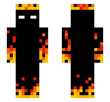 DEMON DARK FIRE SKIN#19