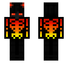 DEMON DARK FIRE SKIN#12