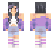 A girl orange brown eyes black hair wearing a wolf tail wolf ears and a red jacket with a dark skirt