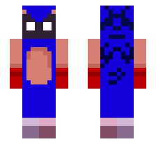X-TERION [FNF VS. SONIC.EXE MOD] OFFICIAL MINECRAFT DEFAULT SKIN 