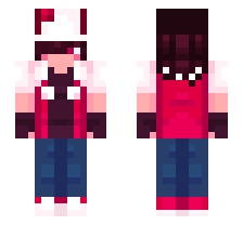 GLITCHY RED/THE SENTIENT TRAINER [FNF HYPNO'S LULLABY MOD] OFFICIAL MINECRAFT DEFAULT SKIN