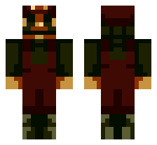 FALSE HERO [FNF MARIO'S MADNESS MOD] OFFICIAL MINECRAFT DEFAULT SKIN 