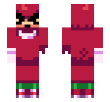 KNUCKLES.EXE/SOUL KNUCKLES [FNF VS. SONIC.EXE MOD] OFFICIAL MINECRAFT DEFAULT SKIN 