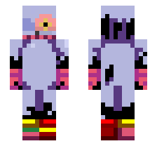 CHAOTIX BEAST FORME [FNF ILLEGAL INSTRUCTION MOD] OFFICIAL MINECRAFT DEFAULT SKIN